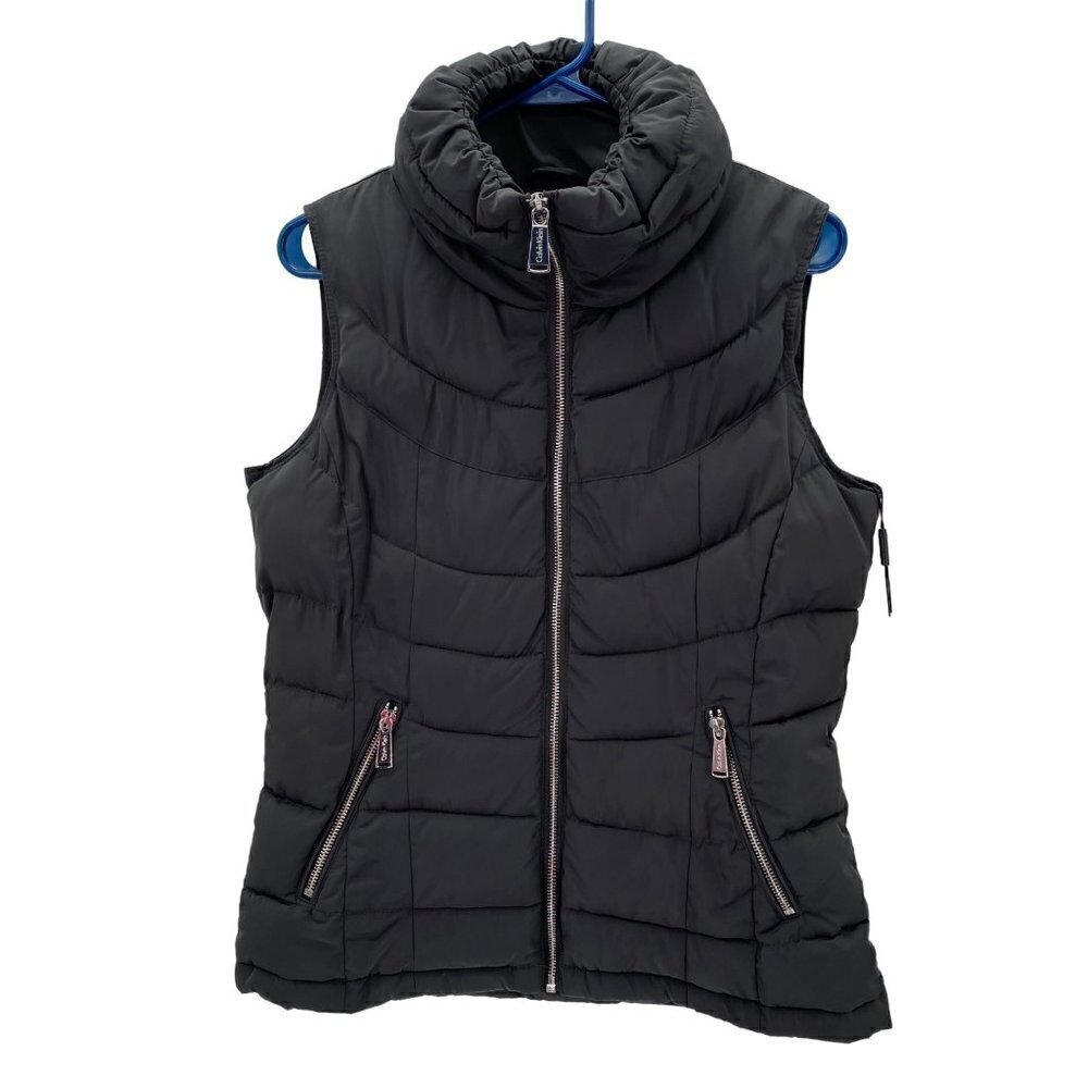 Calvin Klein Black Puffer Vest Women's Size XS